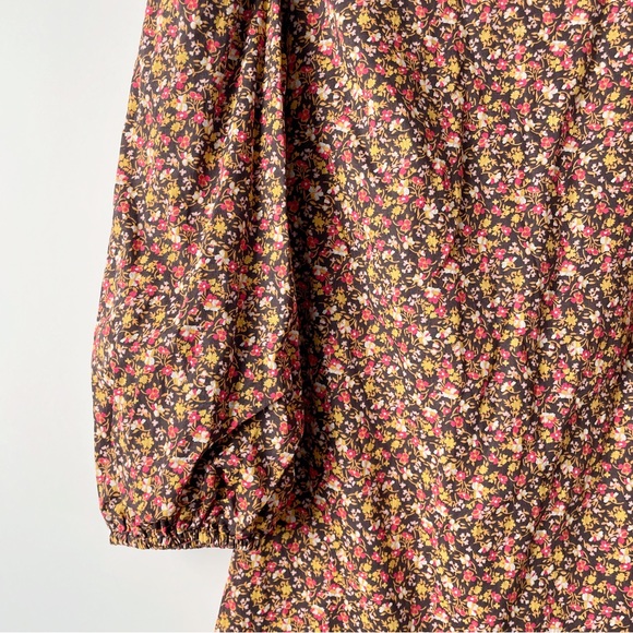 free people making plans floral mini dress, size 12 / large - Picture 8 of 11